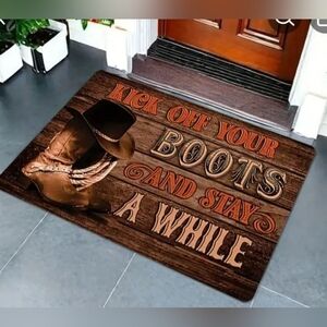 🆕 New Welcome Country Cowboy Door Mat